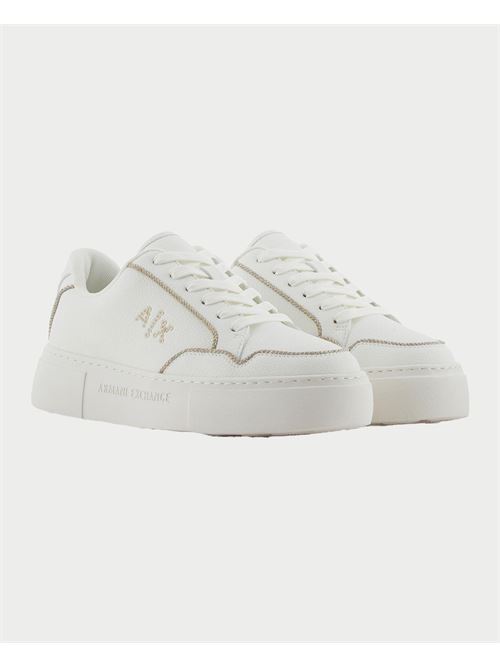 AX women's sporty sneakers with contrasting details ARMANI EXCHANGE | XDX160-XV888T779